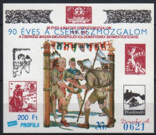 Hungary 1997. Jamboree / Scouts Overprint Version Commemorative Sheet Special Catalogue Number: 1997/4 - Herdenkingsblaadjes