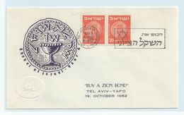 ISRAEL  COVER. "BUY A ZION BOND" TEL AVIV - YAFO 1952 #I50. - Briefe U. Dokumente