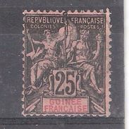 GUINEE FRANCAISE 1892 Type Groupe   Yvert N° 8 ,25 C Noir / Rose, Obl , TB - Oblitérés