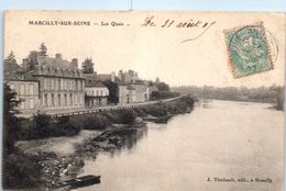 10 - MARCILLY Sur SEINE -- Les Quais - Marcilly