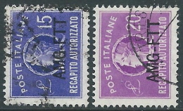 1949-52 TRIESTE A USATO RECAPITO AUTORIZZATO - R14-5 - Poste Exprèsse