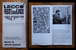 Catalogo Mostra Di Alfredo Guzzoni. Lecco Feste Sul Lago Dal 10 Luglio Nel Salone Dell'Azienda Turismo. - Kunst, Architektur