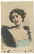 Cavalieri Soprano Née à Viterbo Italie  Reutlinger Colorisée - Opéra