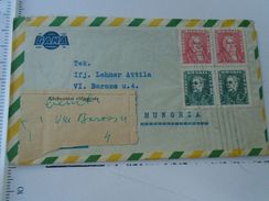 D151496  Brazil Brasil - Cover Paulo SOS & CIA. LTDA Sao Paulo 1963 To Hungary-  Delivery Notice - Brieven En Documenten