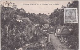 Portugal,portugues,AZORES,ACORES,LOMBA DA CRUZ,SAINT MICHAEL'S,1911,timbre,village,fermier - Açores