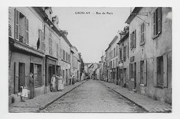 95 Dép.- Groslay - Rue De Paris Edition Dengreville. Carte Postale Non Voyagé, Très Très Très Légères Traces De Rouille - Groslay