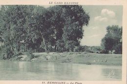 30 / REMOULINS / LA PLAGE - Remoulins