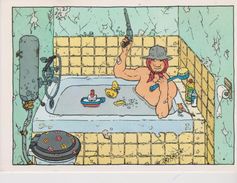 CPM 10X15 . Illust .GEOF DARROW . Bourbon Thret (1985) - Autres & Non Classés