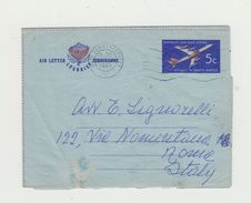 SUD AFRICA - CAPE TOWN - BUSTA AEREA INTERO POSTALE 1965 VIAGGIATA VERSO ROMA - Luftpost