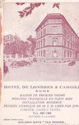 ROME / HOTEL DE LONDRES ET CARGILL - Wirtschaften, Hotels & Restaurants