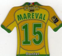 Magnet Magnets Maillot De Football Pitch Nantes Mareval 2009 - Sport