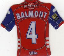 Magnet Magnets Maillot De Football Pitch Auxerre Lille Balmont 2009 - Sports