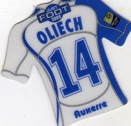 Magnet Magnets Maillot De Football Pitch Auxerre Oliech 2009 - Sport