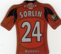 Magnet Magnets Maillot De Football Pitch Rennes Sorlin 2008 - Sports