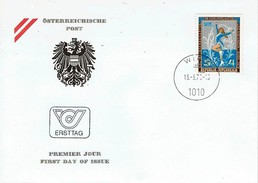 Österreich / Austria - Mi-Nr 1600 FDC (O623) - Figure Skating