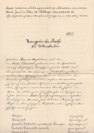 ZEUGNIS Der Reife Für Volksschulen Ausgestellt 1914, 1 Krone Stempelmarke, A3 Format, Größe 34 X 21 Cm, Dok.gefaltet - Diplômes & Bulletins Scolaires