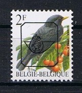 Belgie OCB 819 (**) - Typos 1986-96 (Oiseaux)