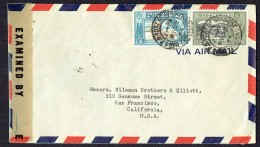 Delcampe - 1944 Air Letter To USA SG 250, 253  US Censor Tape - Trinidad & Tobago (...-1961)