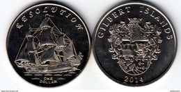 GILBERT ISLAND 2014 Resolution 1 Dollar $ UNC - Sonstige – Ozeanien