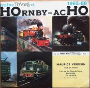 Catalogue 1965-1966 Avec Tarifs : TRAINS MECCANO-Tri-ang HOrnby-acHO - Francese