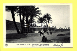 CPA  Maroc Marrakech ♥♥♣♣☺♣♣ Remparts A Bab-Doukkala ( Phot Flandrin ) - Marrakech