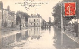 41-BLOIS- LA CRUE DE LA LOIRE - 21 OCTOBRE 1907, LE QUAI SAINT-JEAN ET LA MAIL - Blois