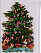 Circa 1880 Weinacht Scraps VG Christmas Kerst 10X6,5cm, 2 PERES NOEL 8X13cm, 2 Balloons 5,5X9cm DIE CUT, SANTA CLAUS - Motiv 'Weihnachten'