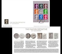 Groot-Brittannië / Great Britain - Postfris / MNH - FDC Sheet 50 Jaar Machin Definitive 2017 - Nuevos