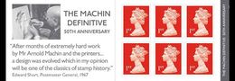 Groot-Brittannië / Great Britain - Postfris / MNH - Booklet 50 Jaar Machin Definitive 2017 - Unused Stamps