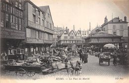 51- REIMS- LA PLACE DU MARCHE - Reims