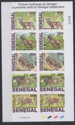 Sénégal 2017 Mi. 2248 - 2253 IMPERF ND Mini-sheet Faune Fauna National Park Niokolo Koba Phacochère Buffle Antelope - Sénégal (1960-...)