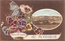 51-MONTMIRAIL- MES PENSEES DE MONTMIRAIL , VUE GENERALE - Montmirail