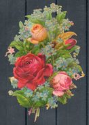 Bouquet De Roses. 100mm. Fabrique De Confiserie Raidelet - Flores