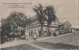 AK Gruss Gustav Michels Gasthof Neuhäuser Krumhermsdorf Bei Neustadt Sebnitz Schandau Hinterhermsdorf Sächsische Schweiz - Sebnitz