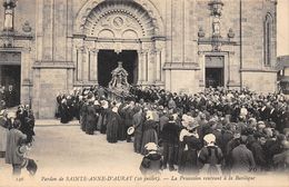 56-SAINT-ANNE-D'AURAY- LA PROCESSION RENTRANT A LA BASILIQUE - Sainte Anne D'Auray