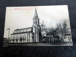 CPA - SAINT PAUL CAP DE JOUX (81) - L'église Et La Mairie - Saint Paul Cap De Joux