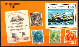 CUBA 1984, SHIPS, COMPLETE MNH BLOCK With GOOD QUALITY, *** - Neufs