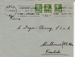 Norvège  Lettre Pour La France 1928 - Lettres & Documents