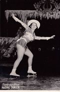 PARIS Sur GLACE / PARIS On ICE [ SHOW ? CABARET ? CIRQUE ? ] : NADINE DAMIEN - VRAIE PHOTO / REAL PHOTO ~ 1955 (w-420) - Figure Skating