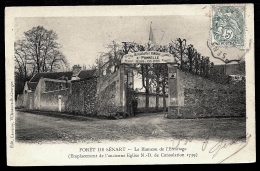 CPA PRECURSEUR- FRANCE- SÉNART (91)- EN FORET- LE HAMEAU DE L'ERMITAGE- RESTAURANT  DE Mr. PONNELLE EN 1900 - Sénart