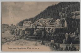 Gruss Vom Sanatorium Wald (900 M) Zürich - Photo: E. Oetiker - Wald