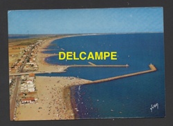 DF / 34 HÉRAULT / MAUGUIO-CARNON / CARNON PLAGE / VUE AÉRIENNE DES PLAGES ET DE L'AVANT PORT / CIRCULÉE EN 1971 - Mauguio