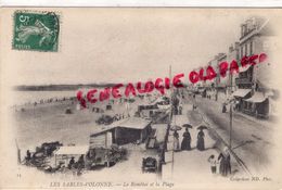 85 - SABLES D' OLONNE - LE REMBLAI ET LA PLAGE   CARTE PRECURSEUR - Sables D'Olonne