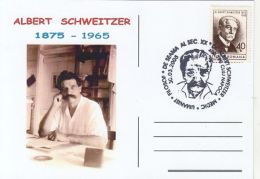 62407- ALBERT SCHWEITZER, PERSONALITY, SPECIAL POSTCARD, 2005, ROMANIA - Albert Schweitzer