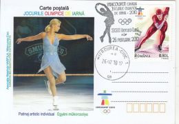 62435- SPEED SKATING, FIGURE SKATING, VANCOUVER'10 WINTER OLYMPIC GAMES, SPECIAL POSTCARD, 2010, ROMANIA - Winter 2010: Vancouver