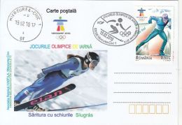 62439- SKIING, VANCOUVER'10 WINTER OLYMPIC GAMES, SPECIAL POSTCARD, 2010, ROMANIA - Winter 2010: Vancouver