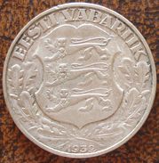 (J) ESTONIA: Silver 2 Krooni 1932 XF (1512)  SALE!!!! - Estonia