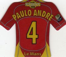 Magnet Magnets Maillot De Football Pitch Le Mans Paulo André 2008 - Sport