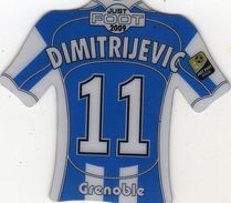 Magnet Magnets Maillot De Football Pitch Grenoble Dimitrijevic 2009 - Deportes