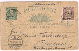 Funchal, 1900, Subscrito Funchal-Breslau - Funchal